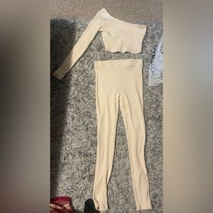 Fashion Nova Reese Ripped Pant set